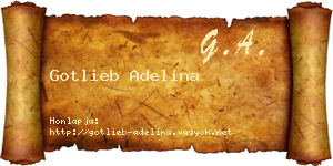 Gotlieb Adelina névjegykártya